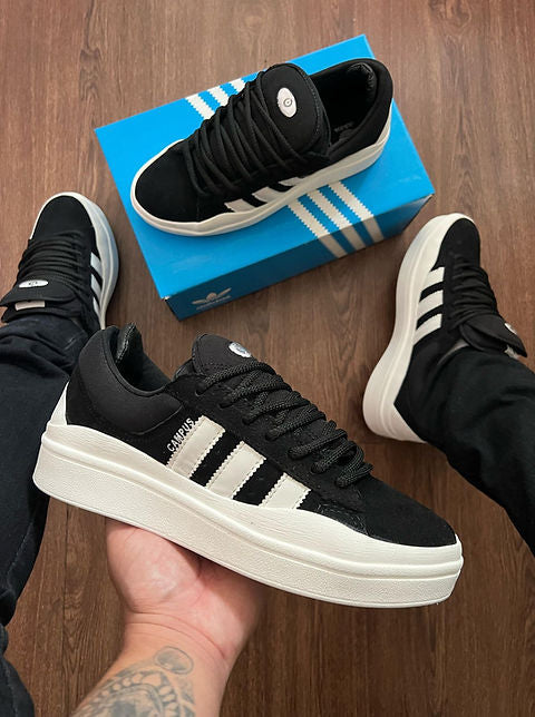 Tênis Adidas Campus Classic x Bad Bunny – Preto e Branco