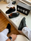 TÊNIS HUGO BOSS TR – Couro Preto