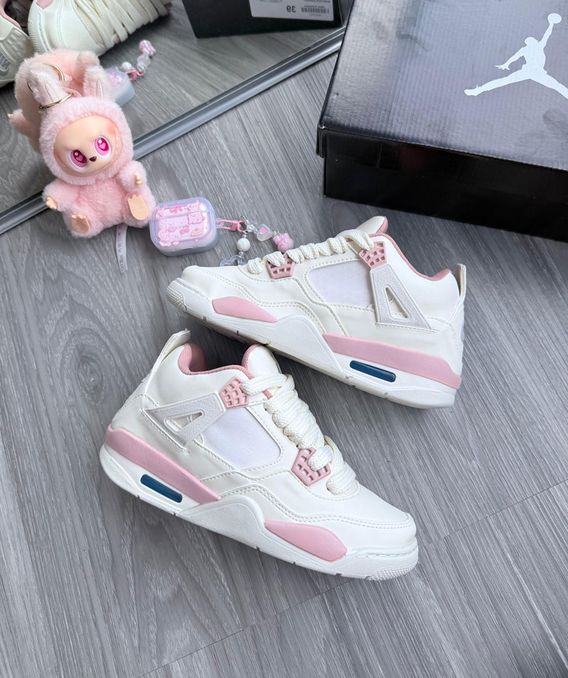 Tênis Nike Air Jordan 4 Retrô - White Flamingo