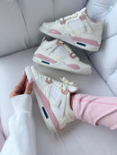 Tênis Nike Air Jordan 4 Retrô - White Flamingo