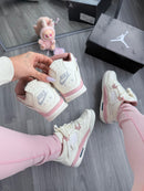 Tênis Nike Air Jordan 4 Retrô - White Flamingo