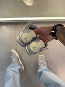 Tênis Nike Air Jordan 4 Retrô - Off Cinza