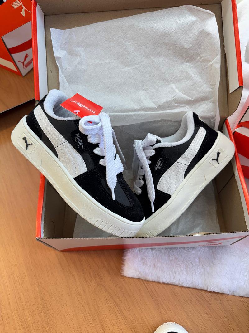 TÊNIS PUMA PALERMO ELEVATA – Preto e Branco