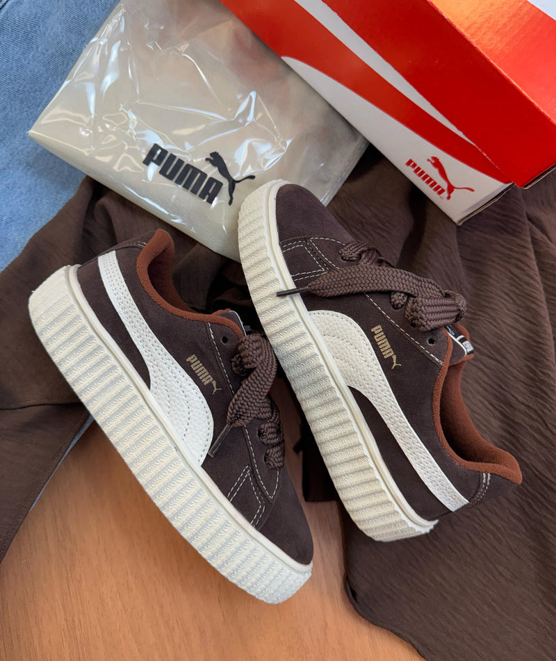 TÊNIS PUMA SUEDE PLATAFORMA – Chocolate