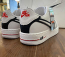 Tênis Air Force 1 GS Branco/Preto