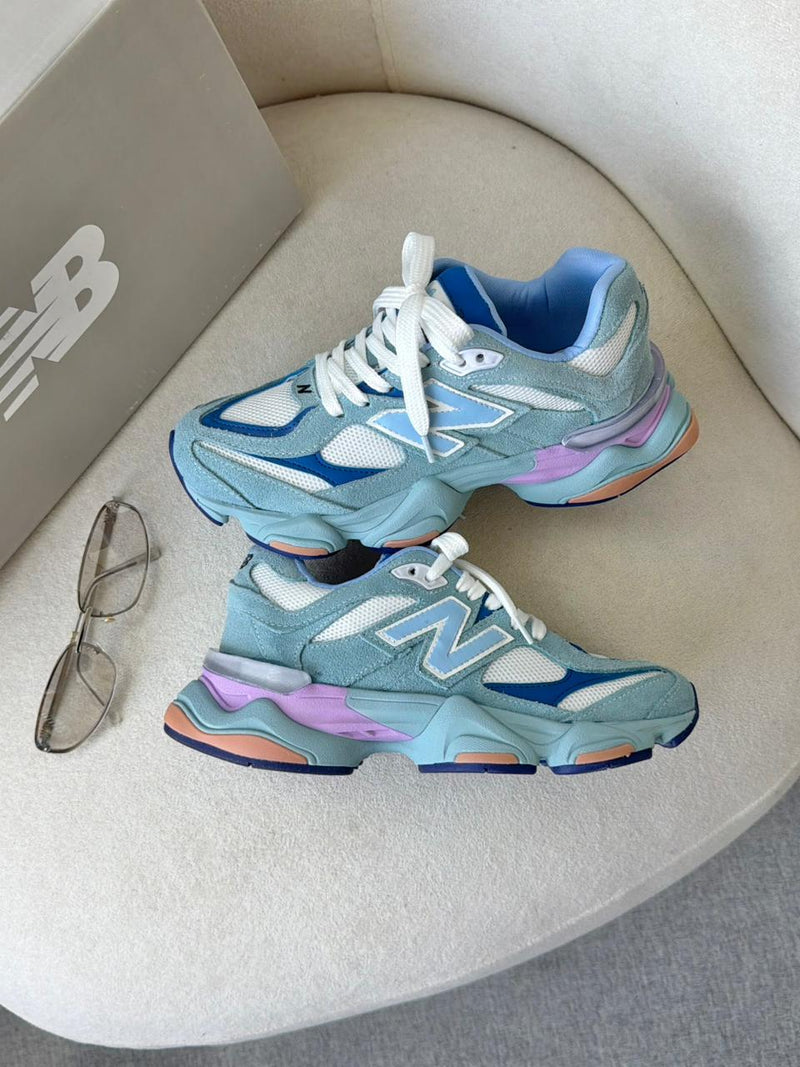 Tênis New Balance 9060 (Prime Couro) - Azul Celeste