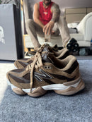 Tênis New Balance 9060 (Prime Couro) - Marrom