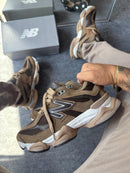 Tênis New Balance 9060 (Prime Couro) - Marrom