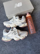 Tênis New Balance 9060 (Prime Couro) - Branco Rose