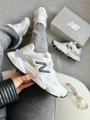 Tênis New Balance 9060 (1:1 Sintético) - Branco Floater