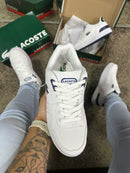 Tênis Lacoste T-Clip - Branco & Azul