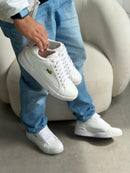 Tênis Lacoste Court Couro - Branco Classic