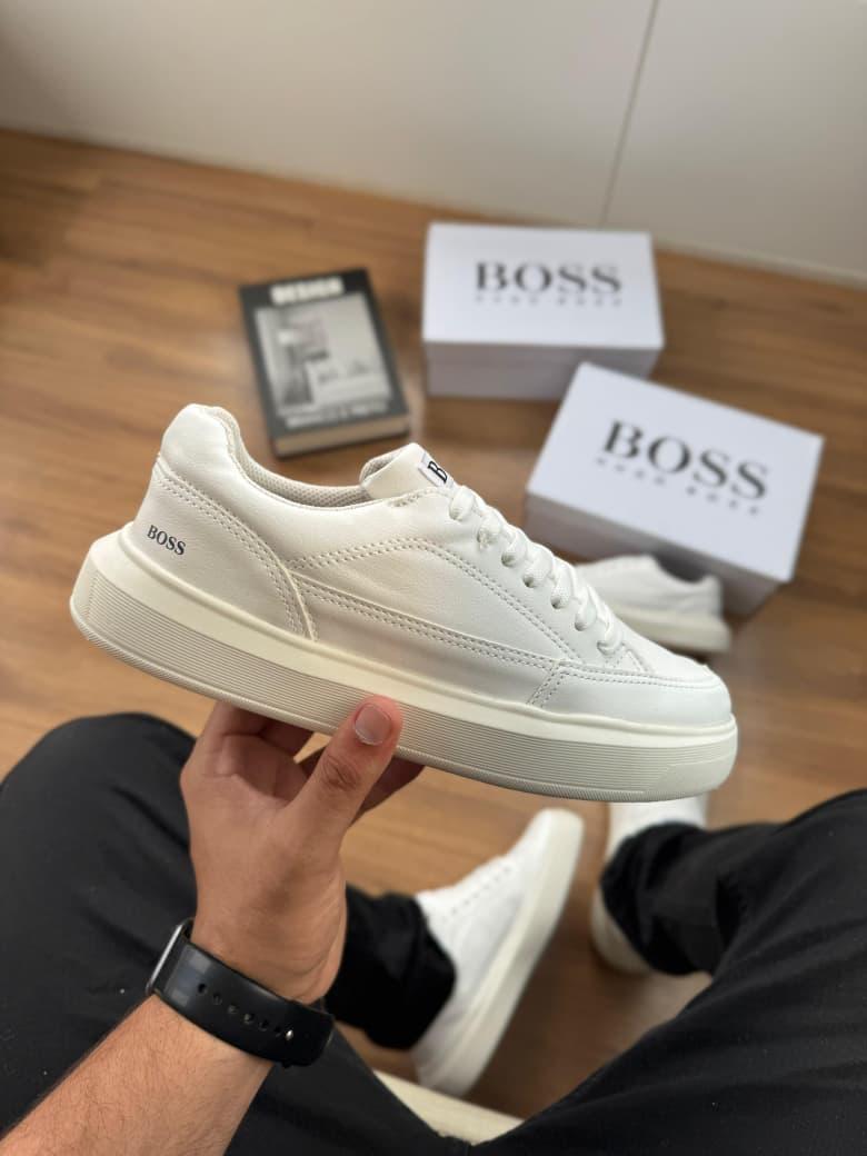 Tênis Hugo Boss Courino - Branco