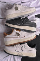 Tênis Nike Air Force 1 Dumond - Branco/Caramelo